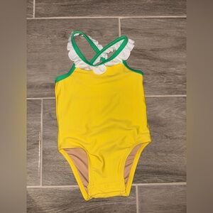 Old Navy Yellow and Green Baby Swimsuit